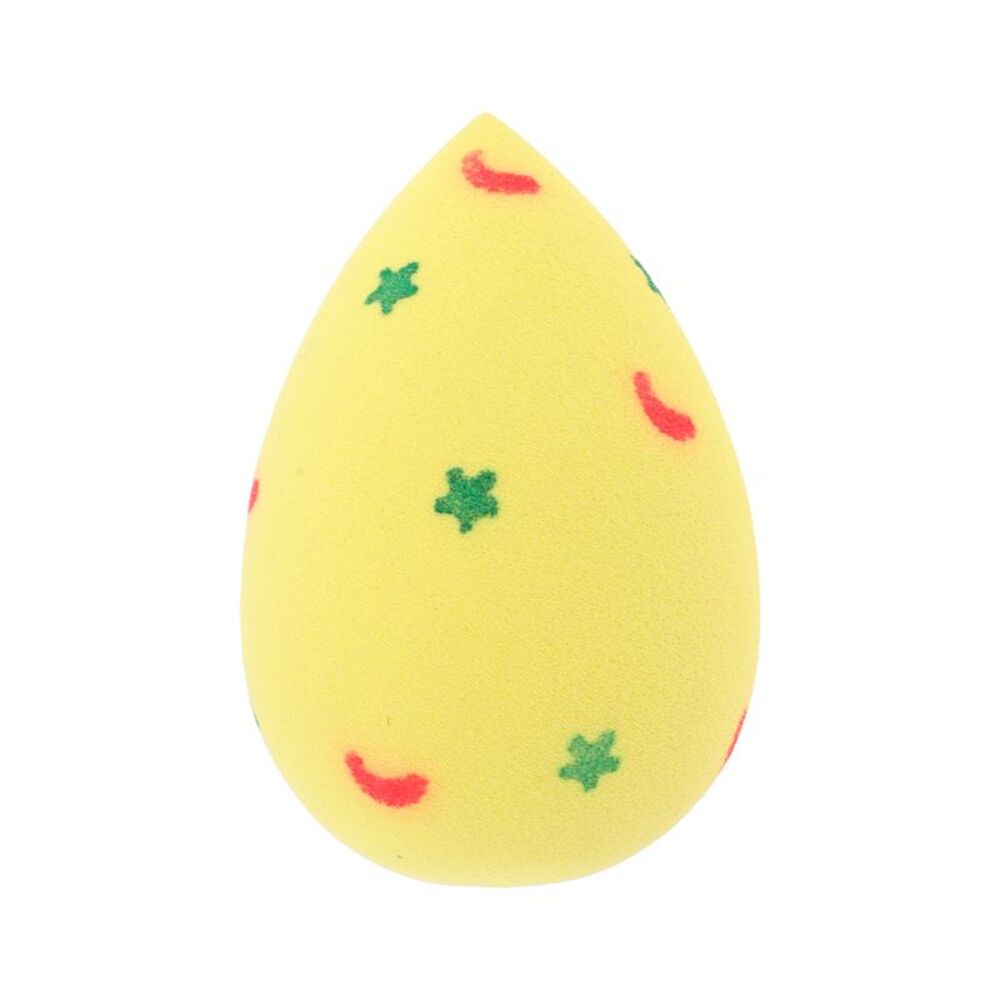 Star Moon Face Makeup Sponge Yellow